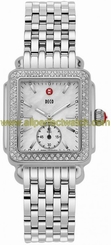 Michele Watches : MWW06V000001 Quartz Diamonds and Stainless Steel Women Watch