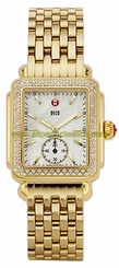 Michele Watches : MWW06V000003 Quartz Diamonds and Gold Tone Women Watch
