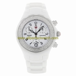 Michele Watches : MWW12A000001 Quartz Diamonds and Stainless Steel Women Watch