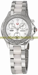 Michele Watches : MWW12C000001 Quartz Diamonds and Stainless Steel Women Watch