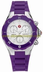 Michele Watches : MWW12F000004 Battery Operated Quartz Polished With Brushed Steel White Dial Band Men Watch