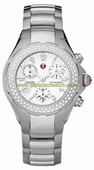 Michele Watches : MWW12G000001 Quartz Diamonds and Stainless Steel Women Watch