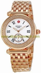 Michele Watches : MWW16A000044 Quartz Diamonds and Gold Tone Women Watch