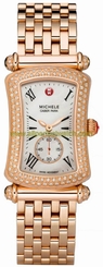 Michele Watches : MWW16B000037 Quartz Diamonds and Gold Tone Women Watch