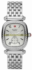 Michele Watches : MWW16C000001 Quartz Diamonds and Stainless Steel Women Watch