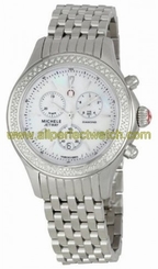Michele Watches : MWW17A000001 Quartz Diamonds and Stainless Steel Women Watch