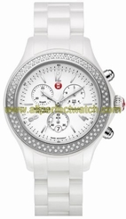 Michele Watches : MWW17B000001 Quartz Diamonds and Stainless Steel Women Watch