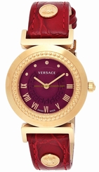 Versace Watches : P5Q80D800S800 Red Dial Women Watch