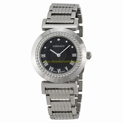 Versace Watches : P5Q99D009S099 Black (greca Pattern) Quartz Women Watch