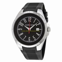 Versace Watches : P7Q99D009-S009 Black Quartz Men Watch