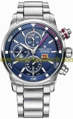 Maurice Lacroix Watches : PT6008-SS002-431 Black Dial Stainless Steel Band Men Watch
