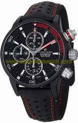 Maurice Lacroix Watches : PT6028-ALB01-331 Automatic Date Black Dial Leather Men Watch