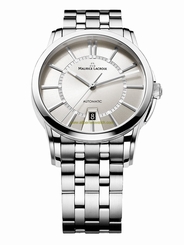 Maurice Lacroix Watches : PT6148-SS002-130 Silver Dial Stainless Steel Band Women Watch