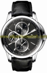 Maurice Lacroix Watches : PT6188-SS001-330 Automatic Leather Strap Men Watch