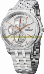 Maurice Lacroix Watches : PT6188-SS002-131 Automatic Chronograph Date Silver Dial Stainless Steel Men Watch