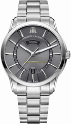 Maurice Lacroix Watches : PT6358-SS002-332-1 Grey Dial Stainless Steel Men Watch