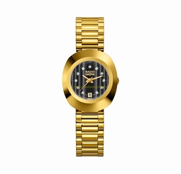 Rado Watches : R12306313 Black Dial Stainless Steel Band Men Watch