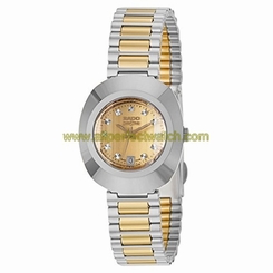 Rado Watches : R12307254 Quartz Analog Date Two Tone Stainless Steel Women Watch