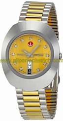 Rado Watches : R12408633 Automatic Diamond Dial Day Date Two Tone Stainless Steel Men Watch