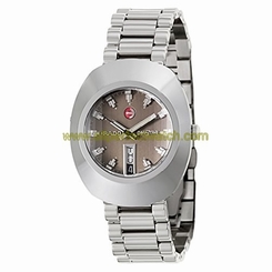Rado Watches : R12408654 Automatic Dark Gray Day Date Dial Stainless Steel Men Watch