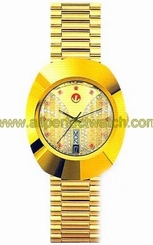 Rado Watches : R12413033 Gold Dial Yellow Plated Bracelet Band Men Watch