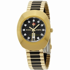 Rado Watches : R12413614 Black Dial Stainless Steel Band Men Watch