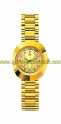 Rado Watches : R12416034 Automatic Gold Tone Steel Gold Tone/diamond Dial Gold Tone Steel Band Women Watch