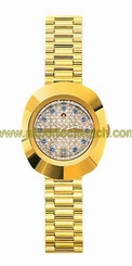 Rado Watches : R12416393 Automatic Gold Tone Steel Yellow/diamond Dial Gold Tone Steel Band Women Watch