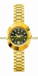 Rado Watches : R12416613 Automatic Gold Tone Steel Black Dial Gold Tone Steel Band Women Watch