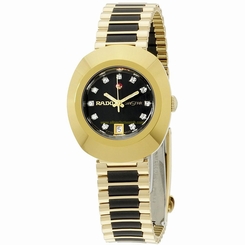 Rado Watches : R12416614 Black Dial Stainless Steel Band Men Watch