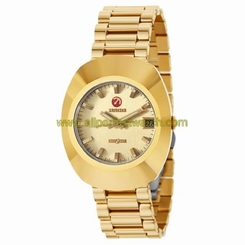 Rado Watches : R12431264 Automatic Gold Dial Date Gold Tone Stainless Steel Men Watch