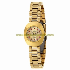 Rado Watches : R12559034 Quartz Analog Gold Tone Stainless Steel Women Watch
