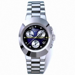 Rado Watches : R12638173 Quartz Steel Blue & Black Dial Steel Band Men Watch