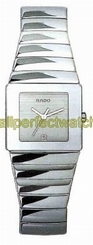 Rado Watches : R13333102 Quartz Platinum Ceramic Silver Dial Platinum Ceramic Band Women Watch