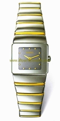 Rado Watches : R13334132 Quartz Platinum Ceramic/gold Grey Dial Platinum Ceramic/gold Band Women Watch