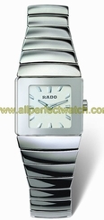 Rado Watches : R13334142 Quartz Platinum Ceramic White Dial Platinum Ceramic Band Women Watch