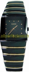 Rado Watches : R13335161 Quartz Black Ceramic/gold Black Dial Black Ceramic/gold Band Men Watch