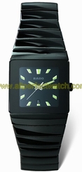 Rado Watches : R13335182 Quartz Black Ceramic Black Dial Black Ceramic Band Men Watch