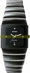 Rado Watches : R13335739 Quartz Black Ceramic Black Dial Black Ceramic Band Men Watch