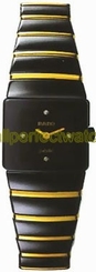 Rado Watches : R13337721 Quartz Black Ceramic/gold Black Dial Black Ceramic/gold Band Women Watch
