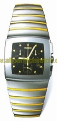 Rado Watches : R13434162 Quartz Platinum Ceramic/gold Black Dial Platinum Ceramic/gold Band Men Watch