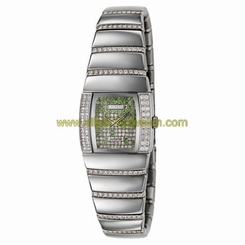 Rado Watches : R13578862 Quartz Diamond Pave Dial Diamond Bezel Ceramic and Diamond Women Watch