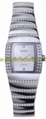 Rado Watches : R13578909 Quartz Platinum Ceramic White Mother Of Pearl Dial Platinum Ceramic Band Women Watch