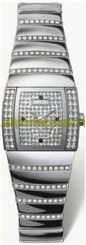 Rado Watches : R13578952 Quartz Platinum Ceramic Diamond Dial Platinum Ceramic Band Women Watch