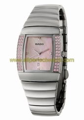 Rado Watches : R13581922 Quartz Pink Mother of Pearl Dial Diamonds Bezel Women Watch