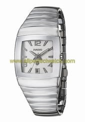 Rado Watches : R13598102 Automatic Platinum Ceramic White Dial Platinum Ceramic Band Men Watch