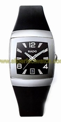 Rado Watches : R13599159 Quartz Platinum Ceramic Black Dial Platinum Ceramic Band Men Watch
