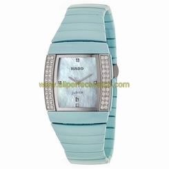 Rado Watches : R13666912 Quartz Mother of Pearl Diamond Dial Diamond Bezel Ceramic Women Watch