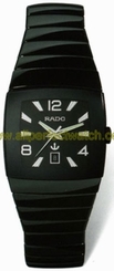 Rado Watches : R13691152 Automatic Black Ceramic Black Dial Black Ceramic Band Men Watch