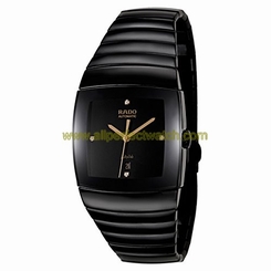 Rado Watches : R13691722 Automatic Black Diamond Dial Date Black Ceramic Men Watch